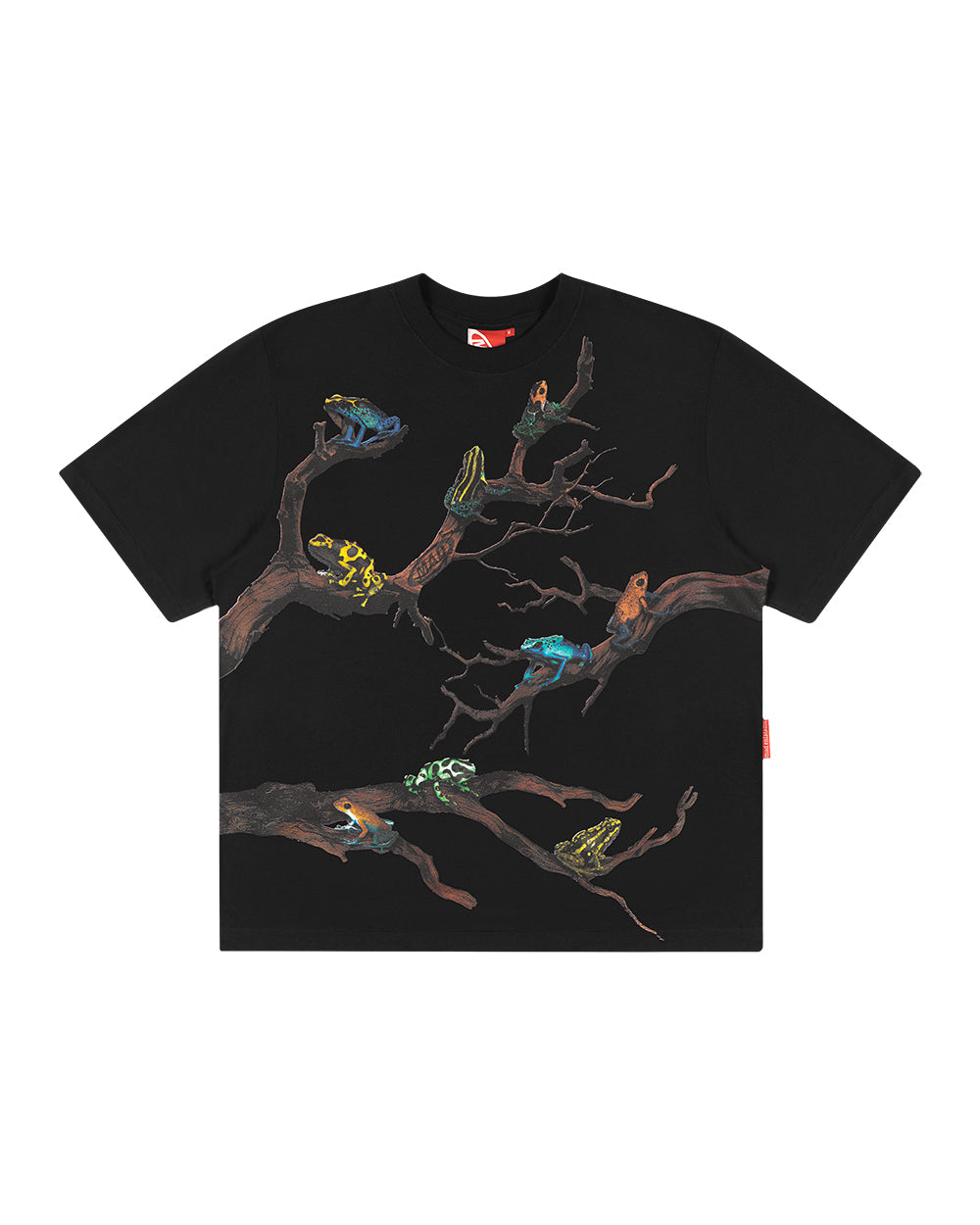 CAMISETA ANFIBIOS PRETA