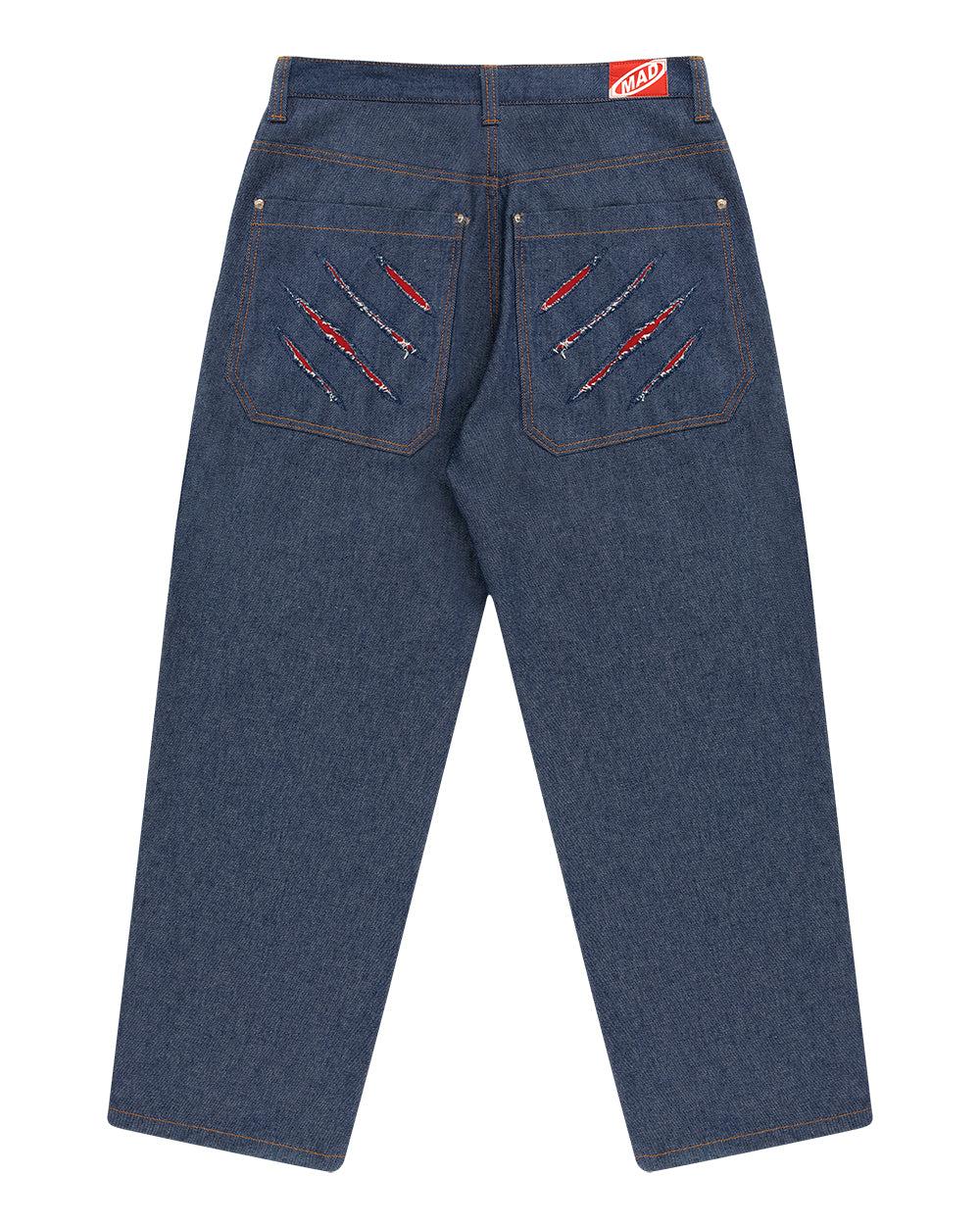 CALCA JEANS RASGO DENTE DE SABRE