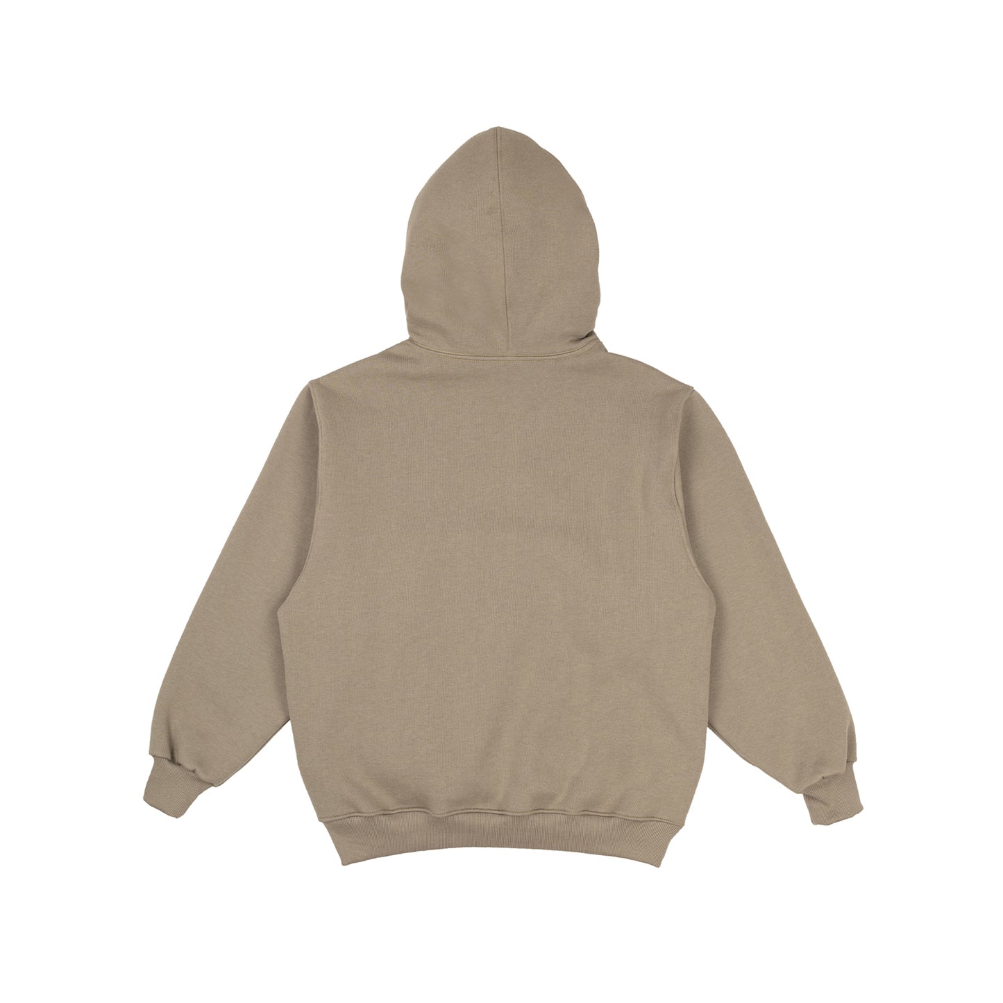 Moletom Barra Alto Relevo Marrom