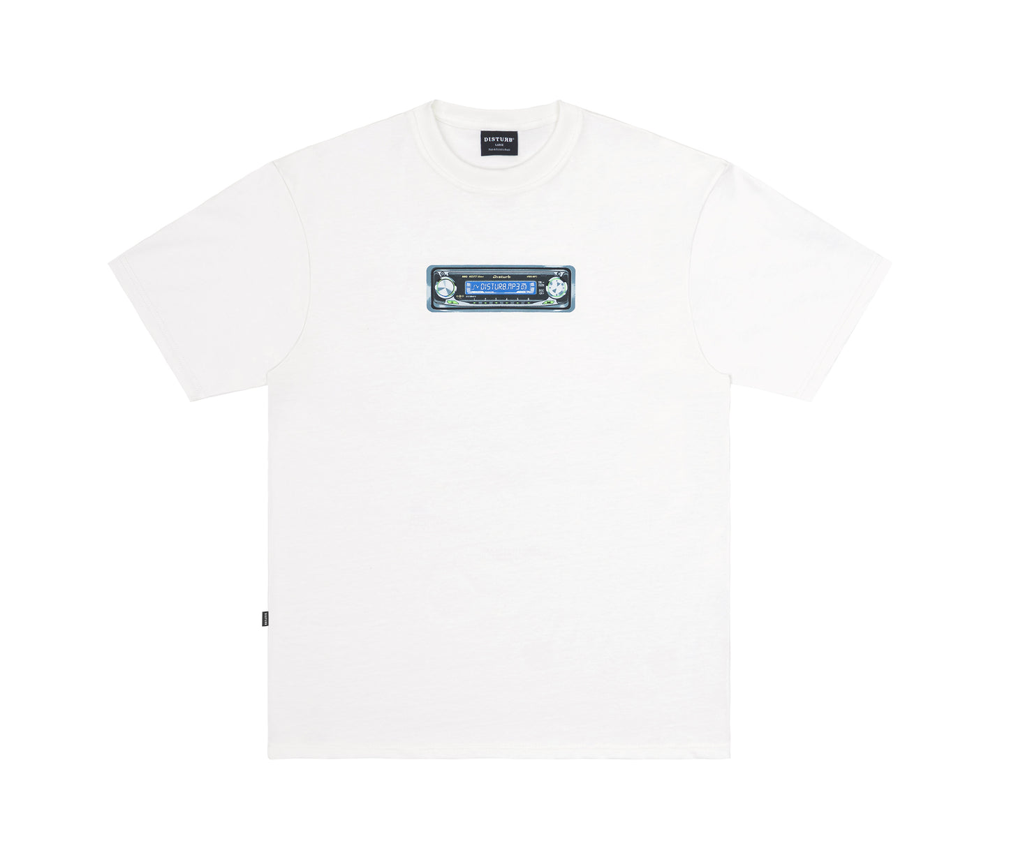 Music System TShirt In OffWhite