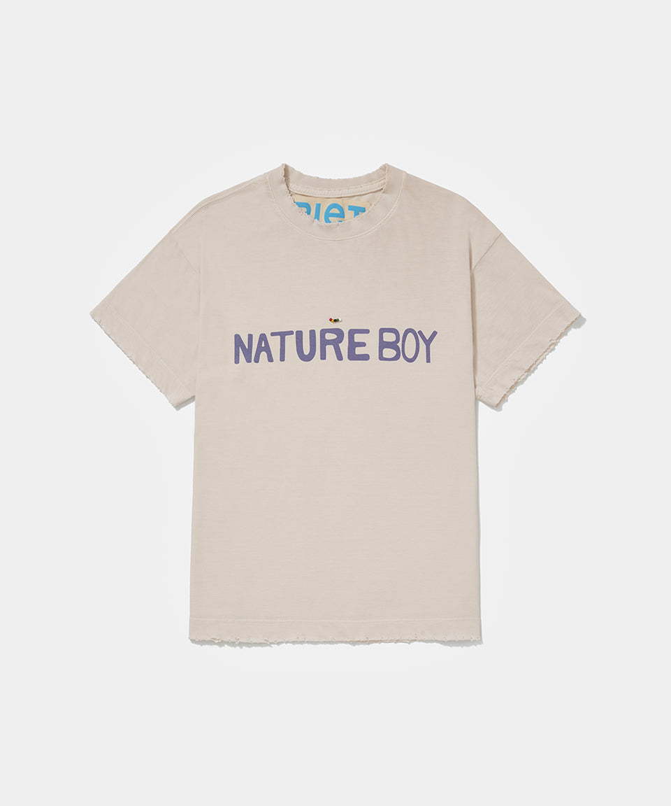 Nature Boy Baby Piet Tshirt Bone White