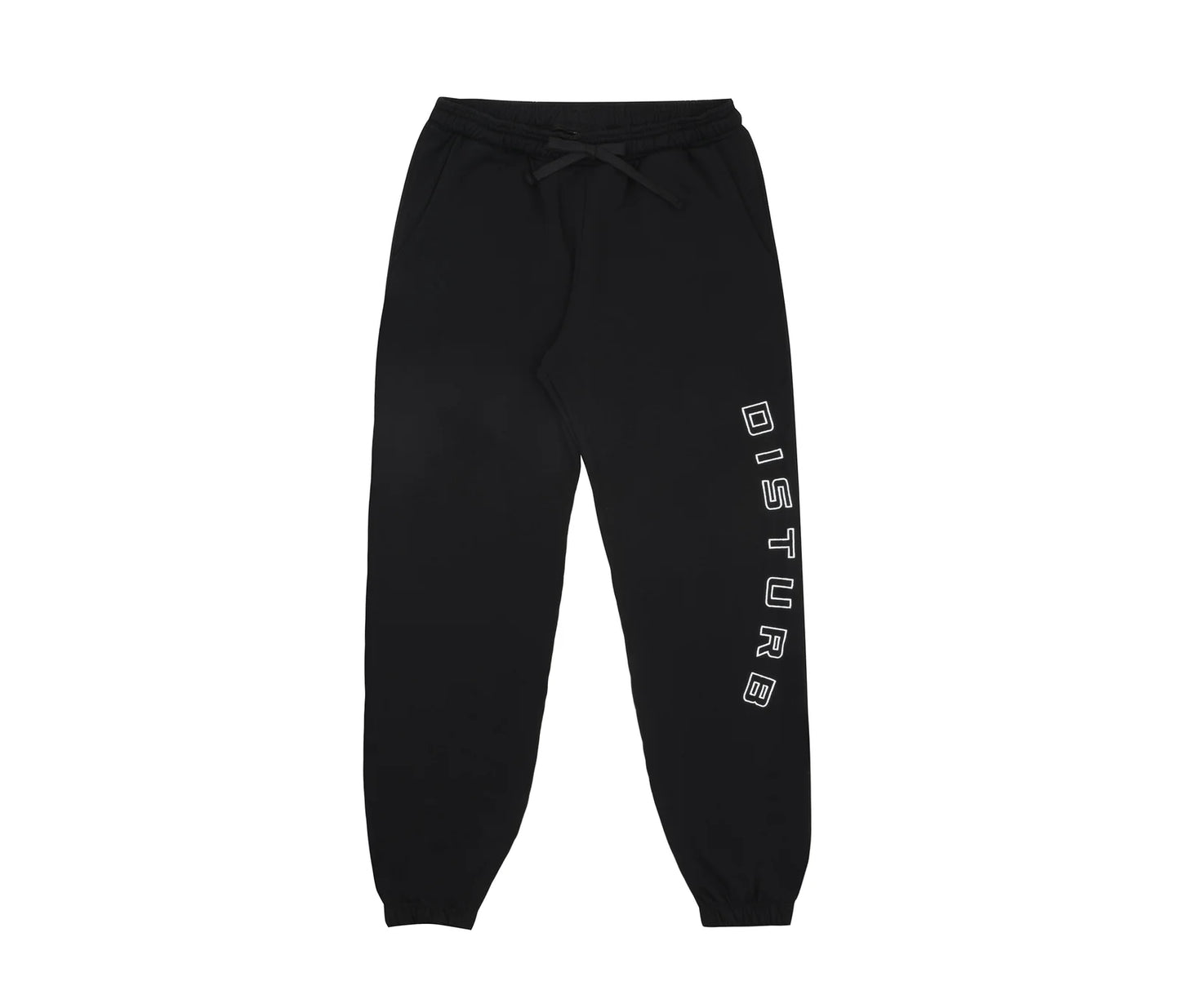 Outline Arch Fleece Pants in Black