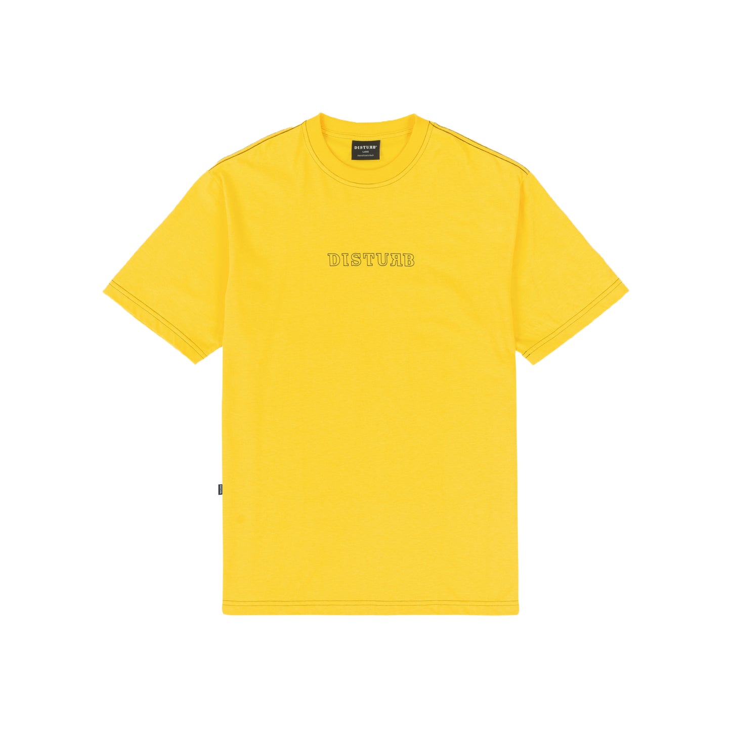 Outline Logo TShirt In Yellow
