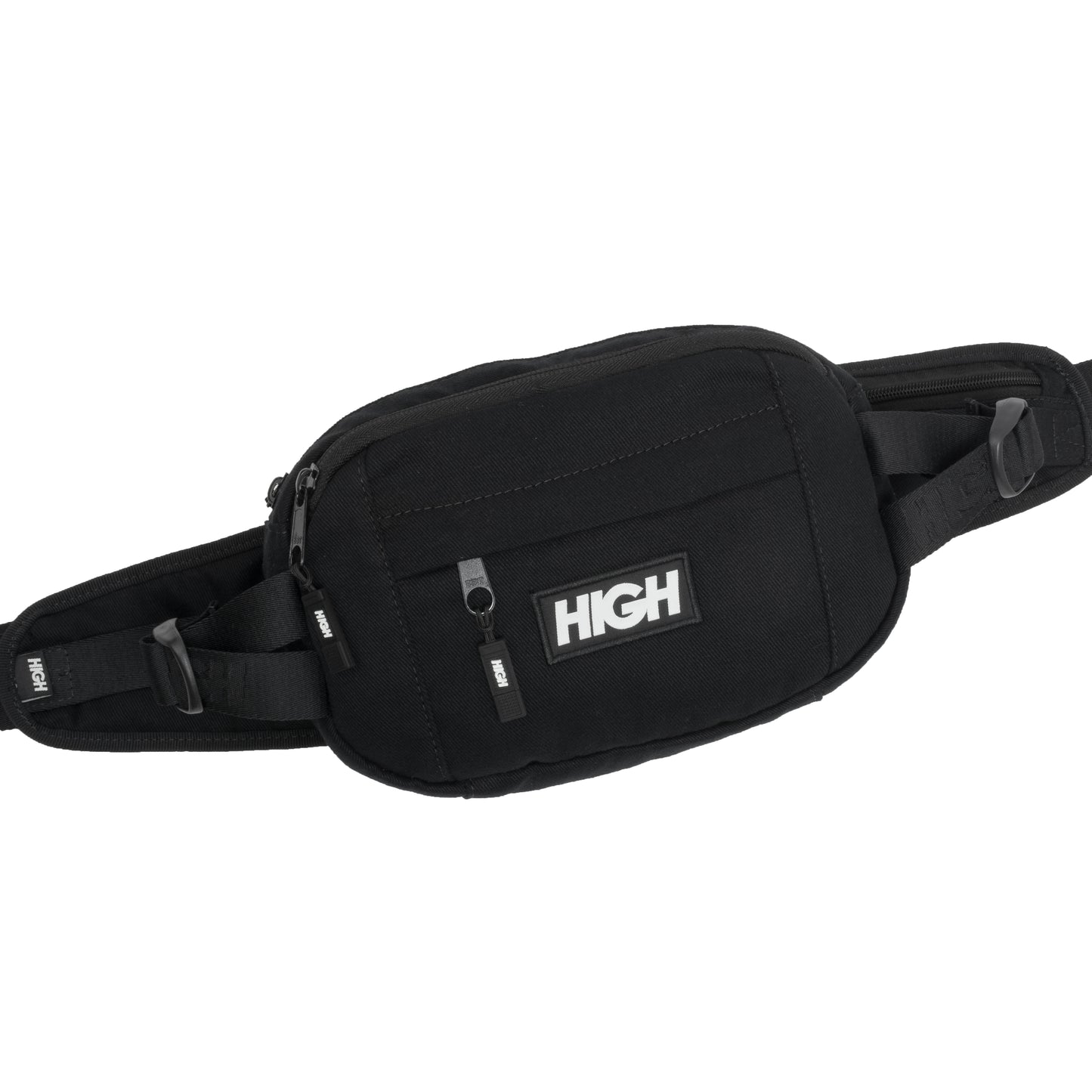 Overdyed Denim Waist Bag Black