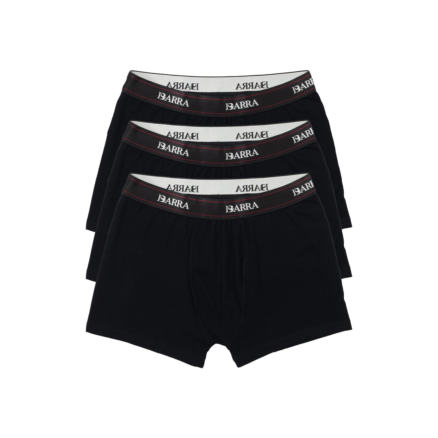 Pack Cueca Boxer Barra Logo Preta 2X