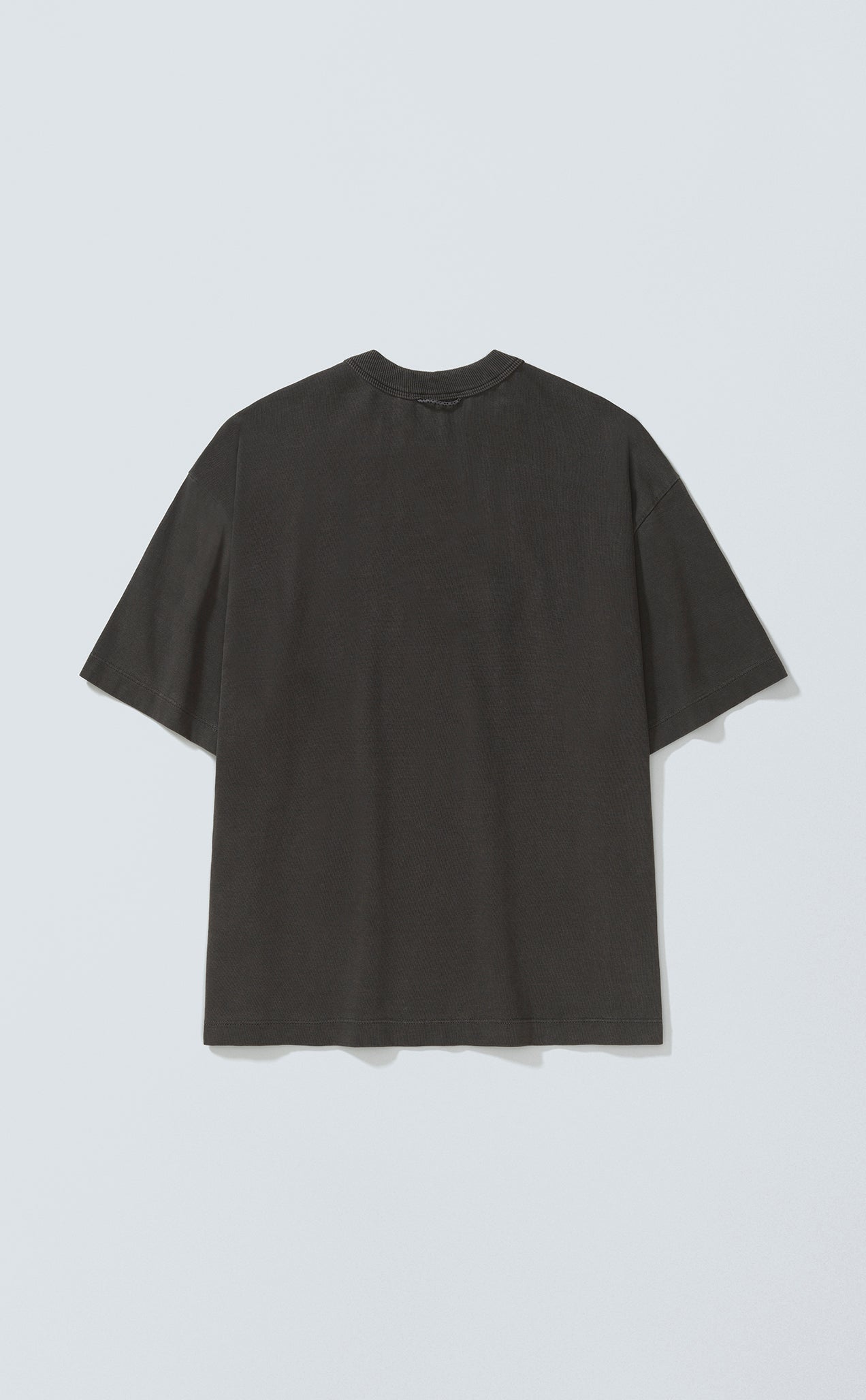 TSHIRT BURNOUT BOXY STONED BLACK