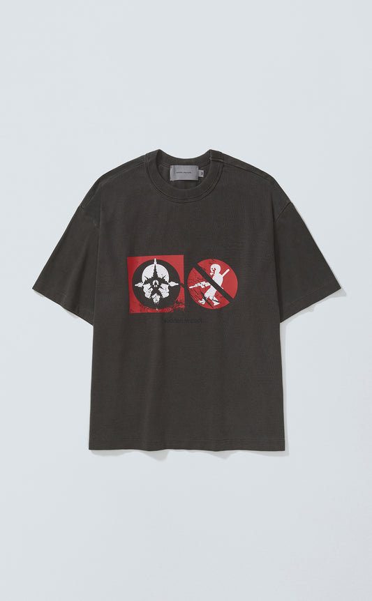 TSHIRT SUDDEN IMPACT BOXY STONED BLACK