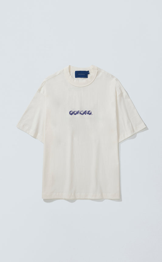 TSHIRT QUADROS CRADLE BOXY OFF WHITE