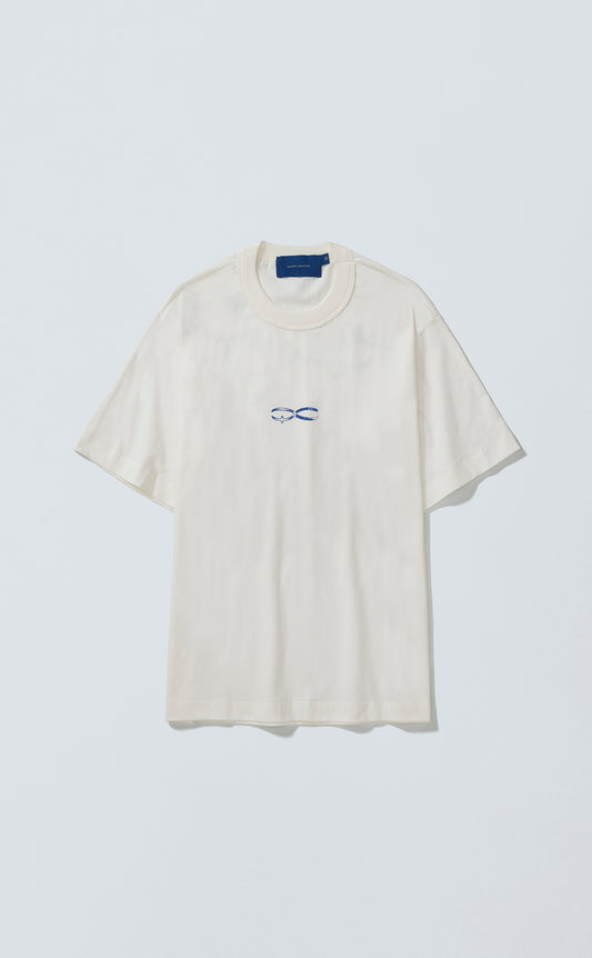 TSHIRT QUADRO CREATIONS REGULAR OFF WHITE