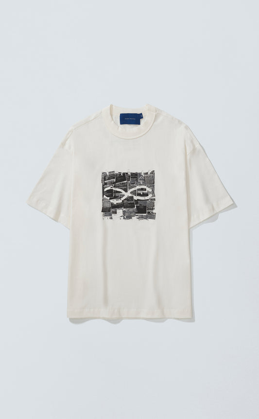 TSHIRT QC NOTES BOXY OFF WHITE