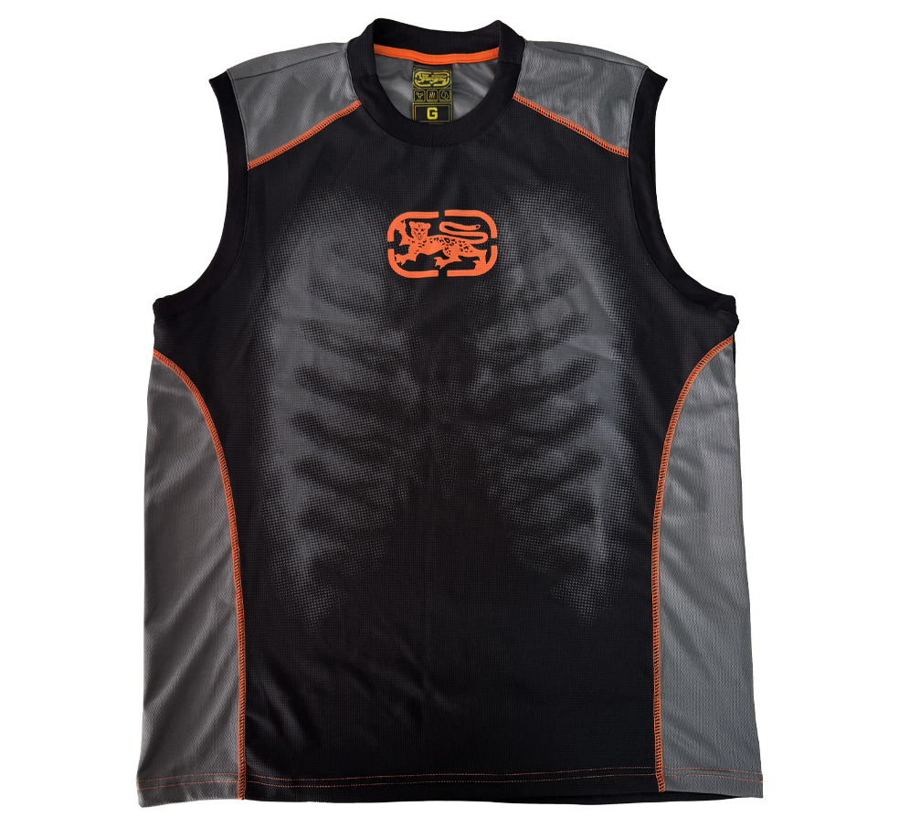 REGATA ESPORTIVA TREINO PRETA RAIO X