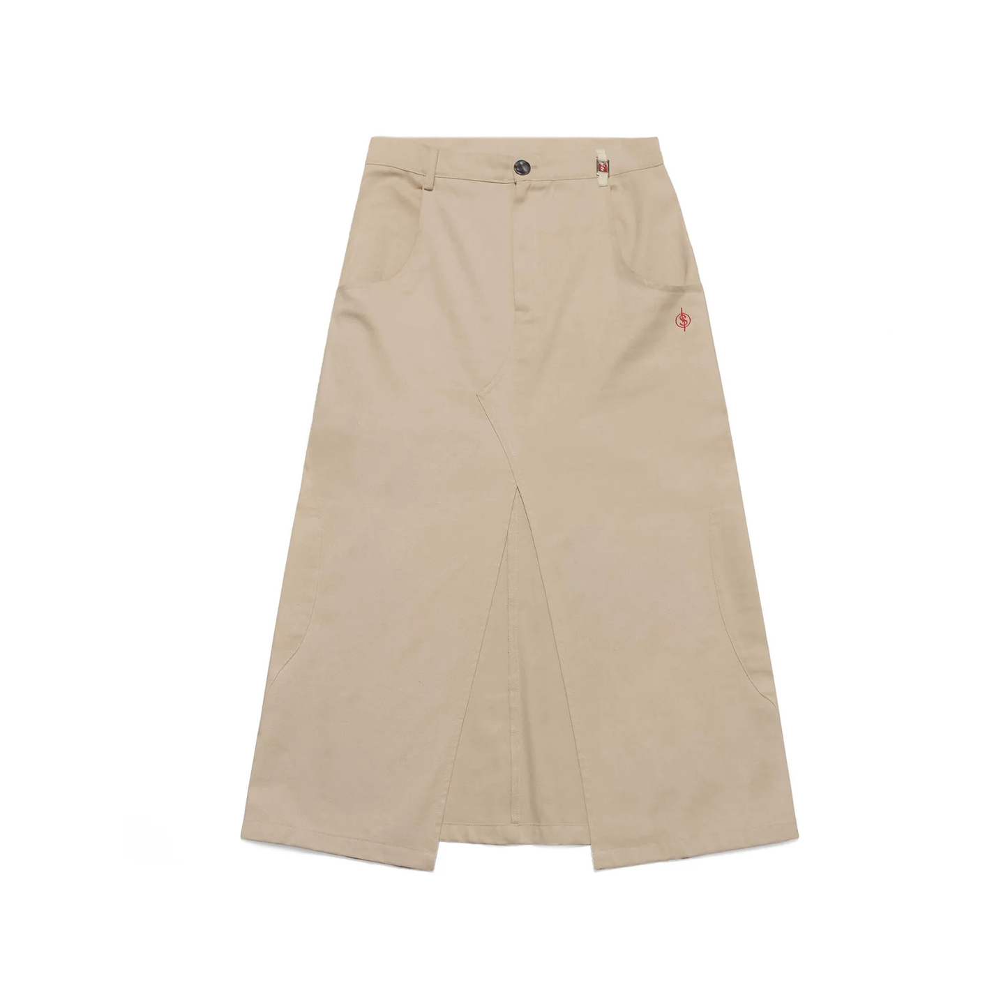 MAXI SKIRT "WAVES" BEIGE