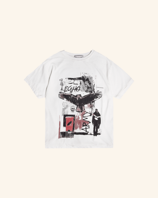 STAY WILD REGULAR GAZE TEE - OFF WHITE