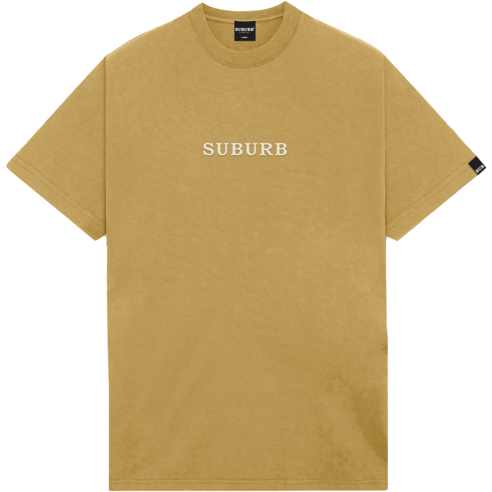 CAMISETA EMBROIDERY OCRE