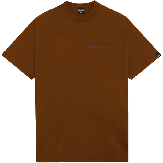 CAMISETA PREMIUM LOGO MARROM