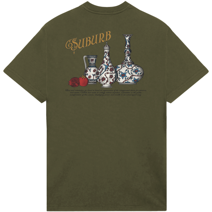 CAMISETA VASOS VERDE