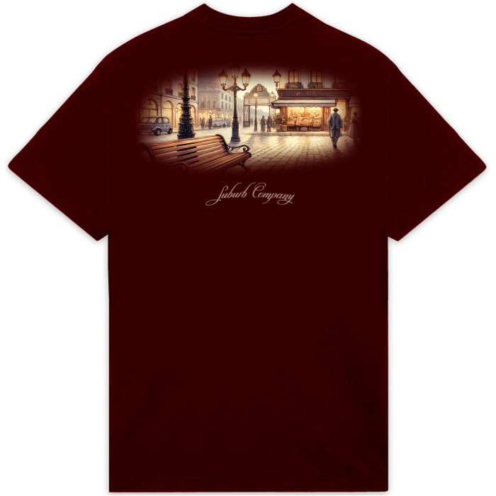 CAMISETA PARIS BORDÔ