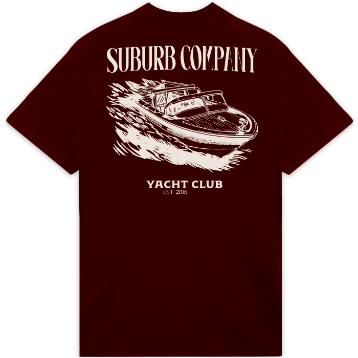 CAMISETA YATCHCLUB BORDÔ