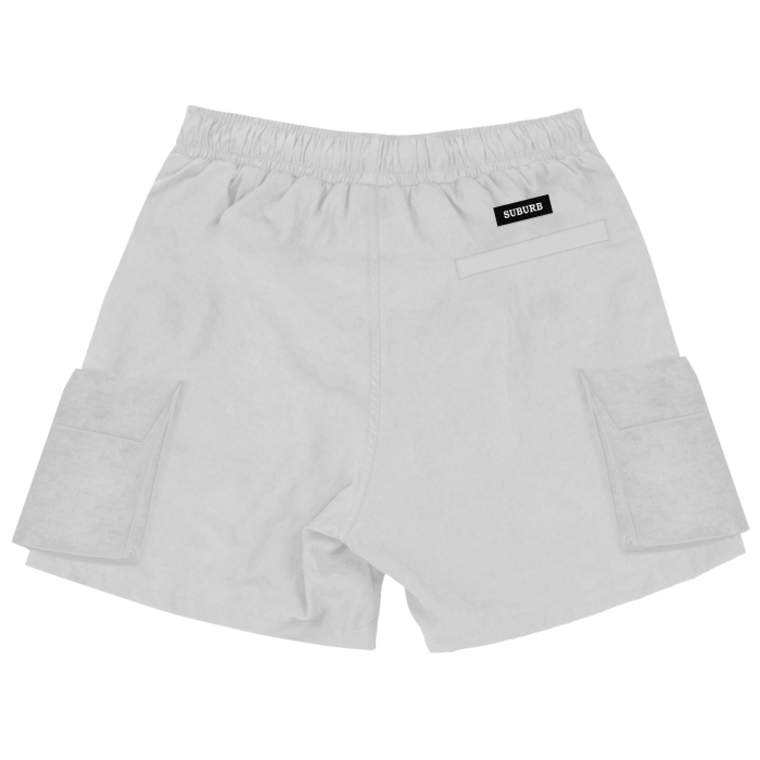 SHORT CARGO REFLECTIVE OFF WHITE