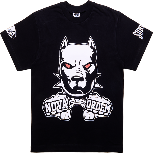 CAMISETA PITBULL NOVA ORDEM PRETA