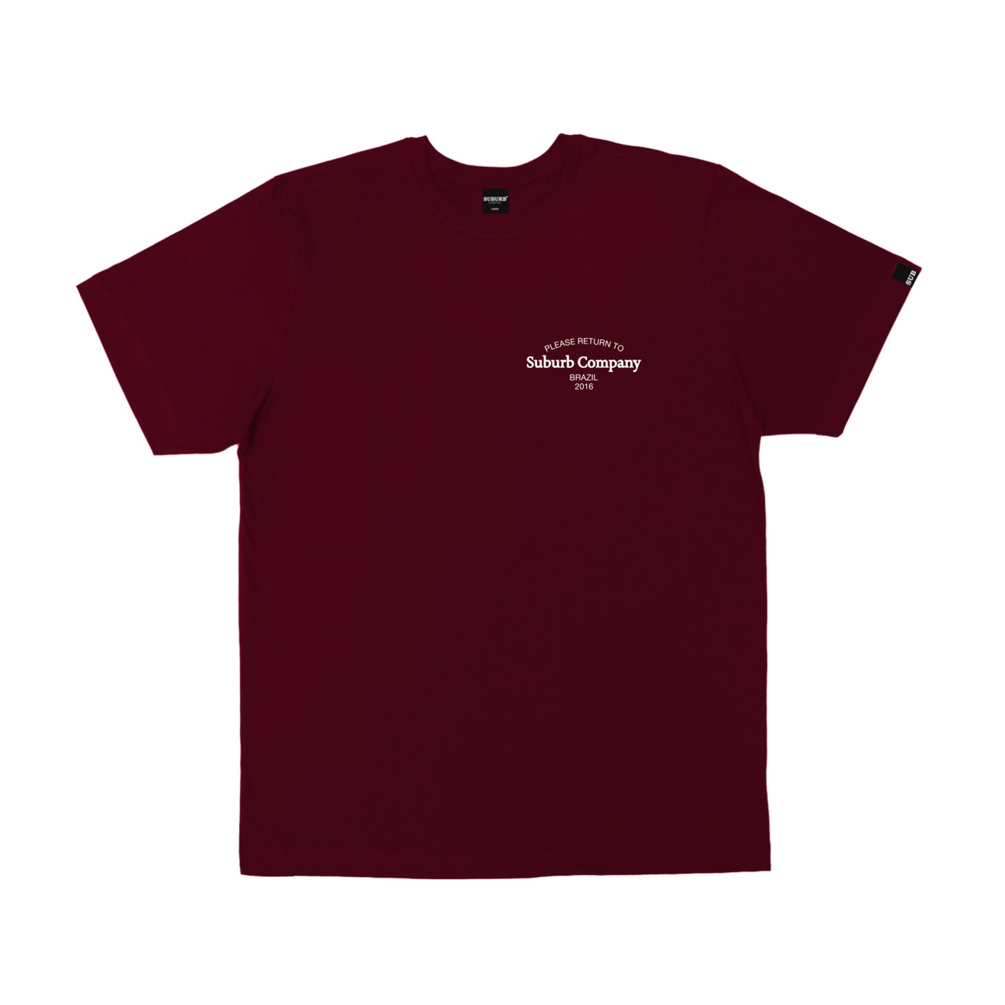 TEE PLATE BORDO