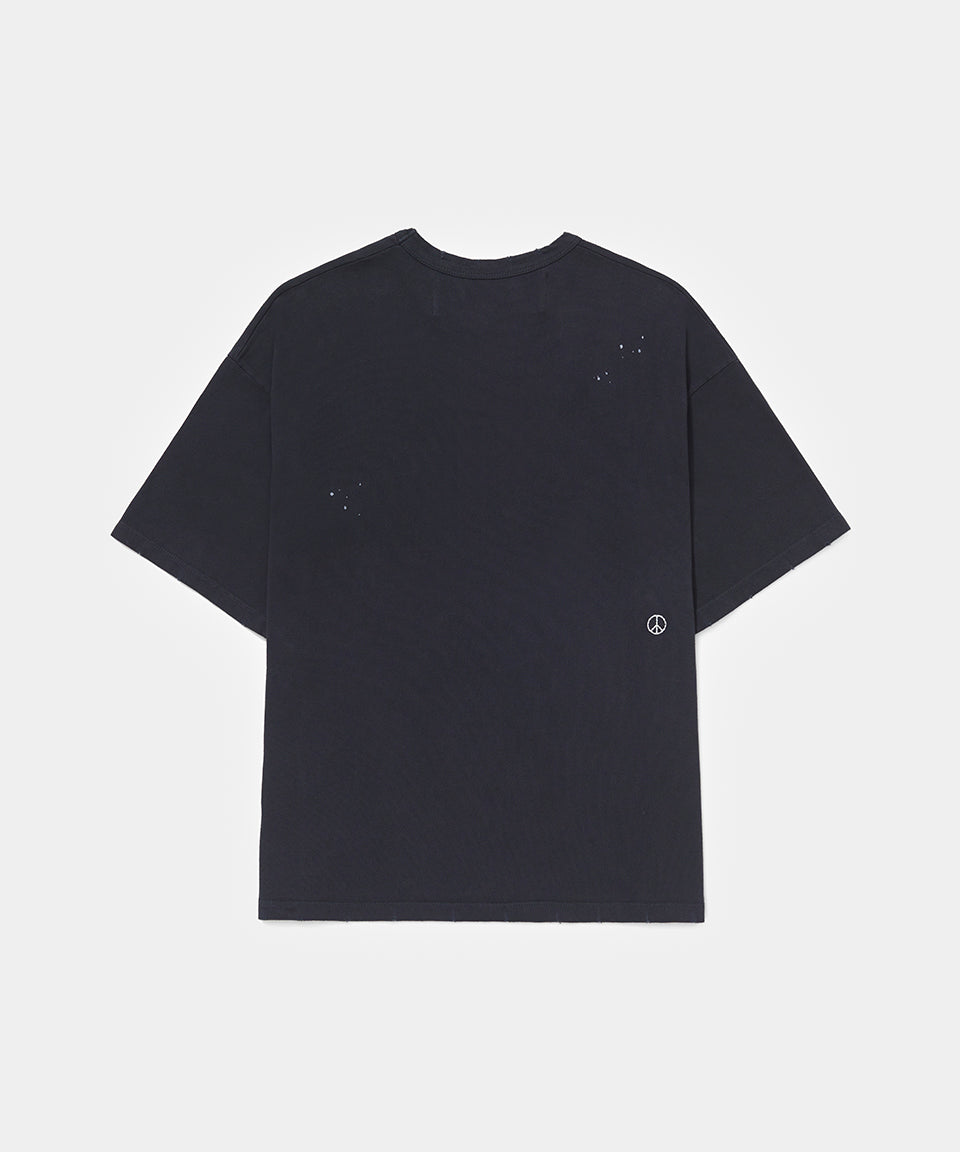 Splatter Tshirt Black