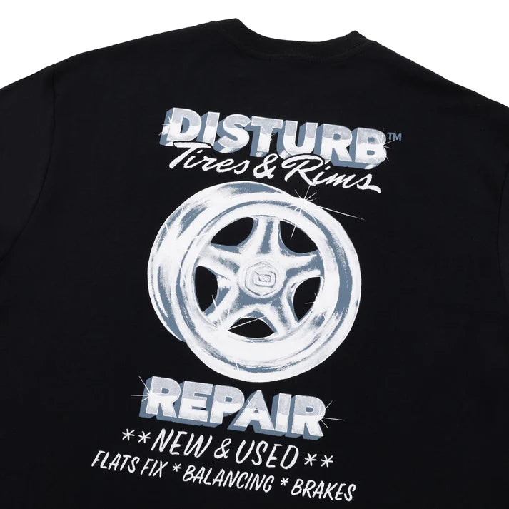 Tires Rims TShirt In Black