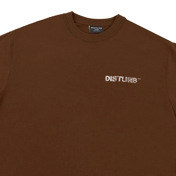 Built by Disturb TShirt In Brown