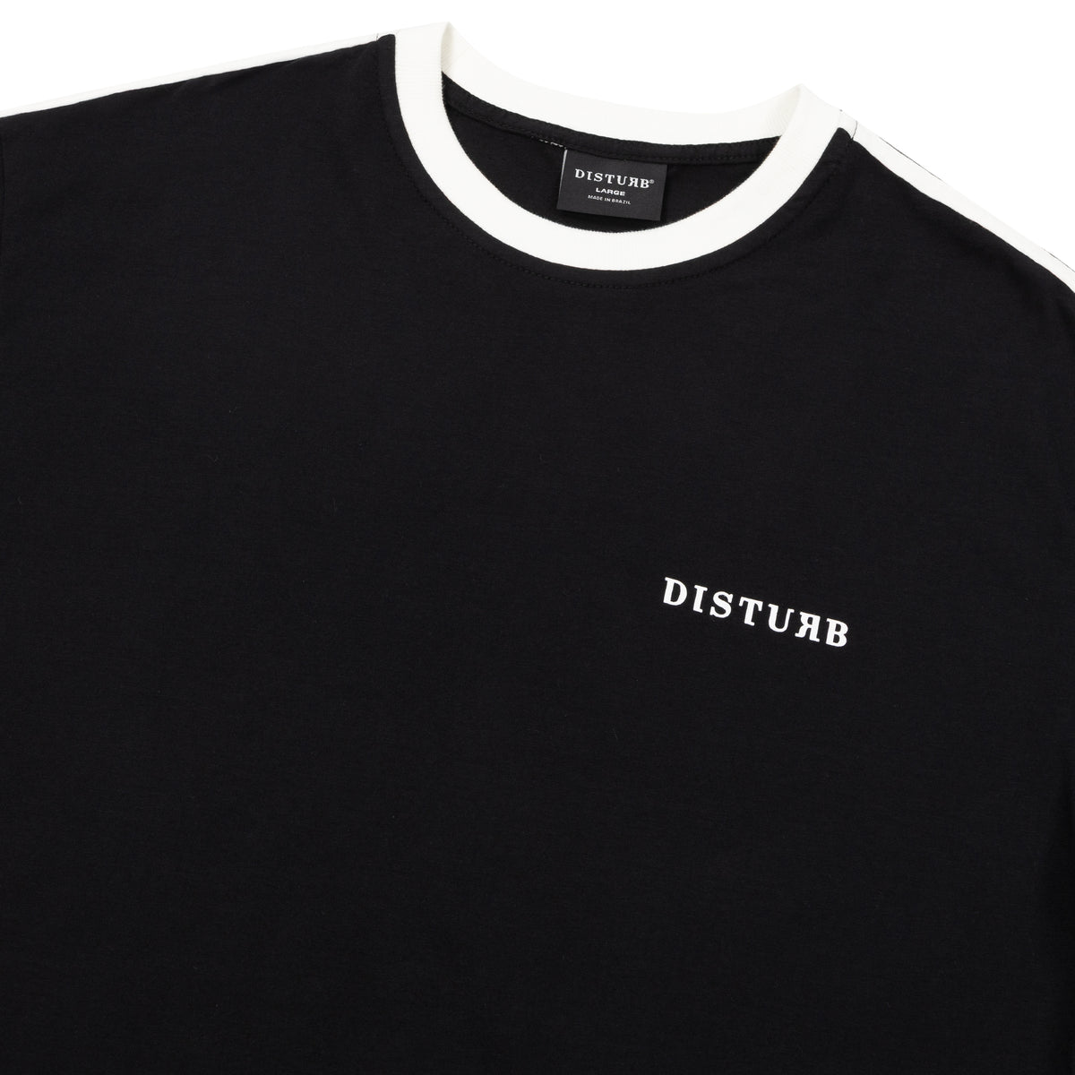 Logo Shoulder Line TShirt In Black