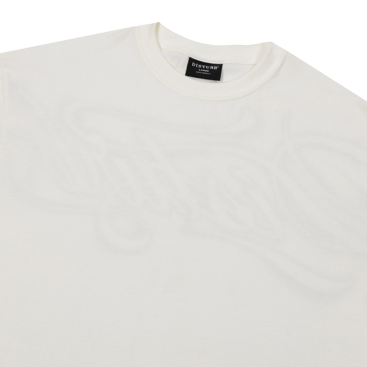 Script Stencil TShirt In OffWhite