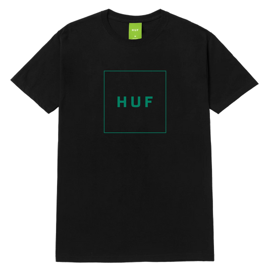 HUF Essentials Box Logo Tee Black
