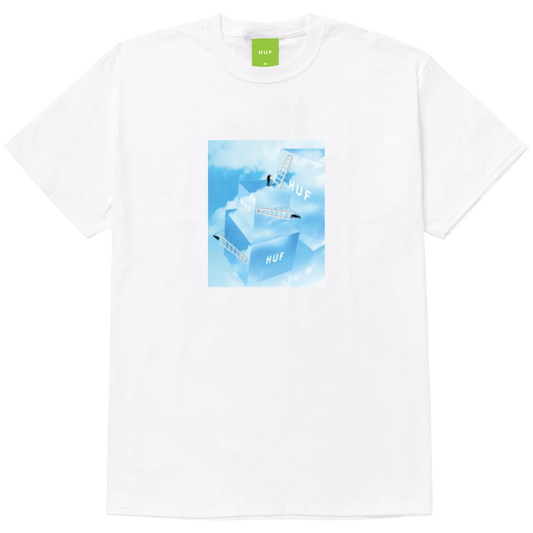 CLOUDED S/S TEE WHITE