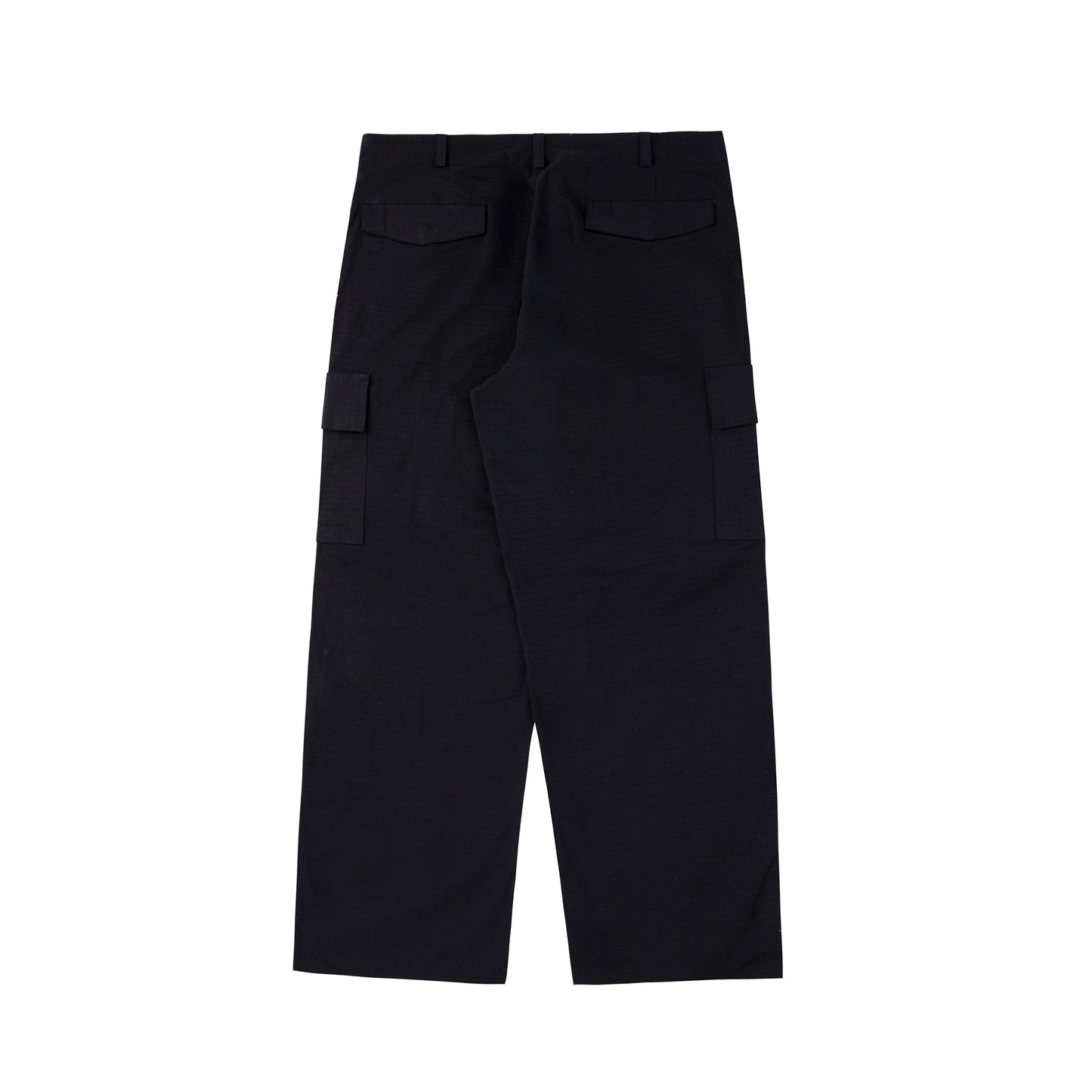 Utility Cargo Ripstop Pants In Black