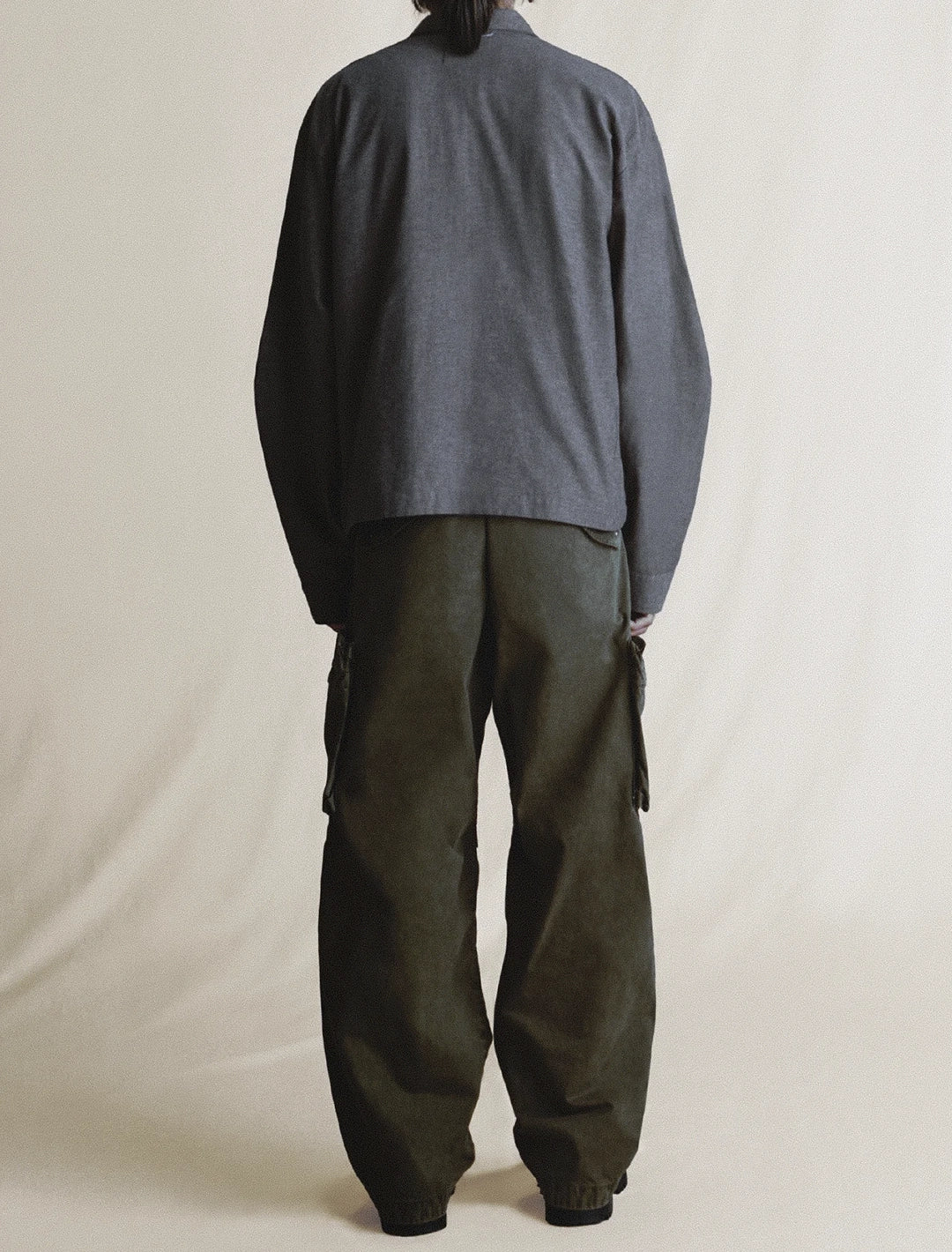 CALCA DYER WIDE STONED VERDE