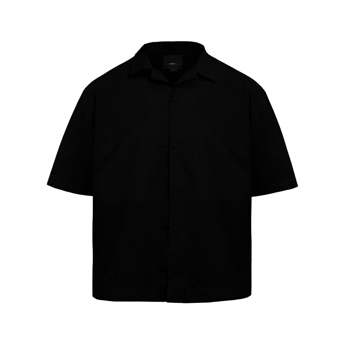 CAMISETA BOX BOTAO FOLD PRETO