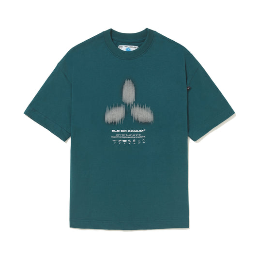 CAMISETA REGULAR  3DOT VERDE MARINHO