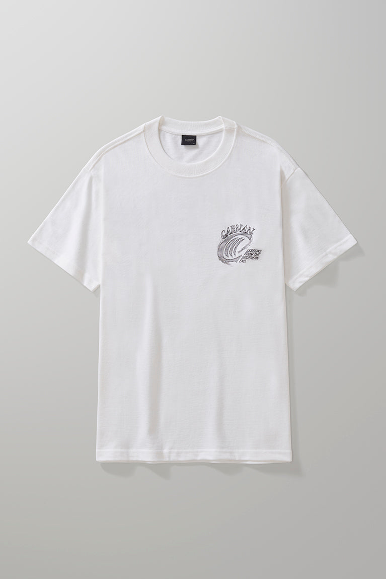 Ski Pixel Classic TShirt Off