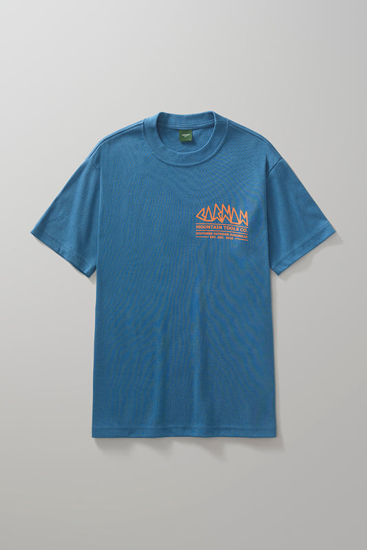 Carabiner Heavy Tshirt  Petroleum Blue