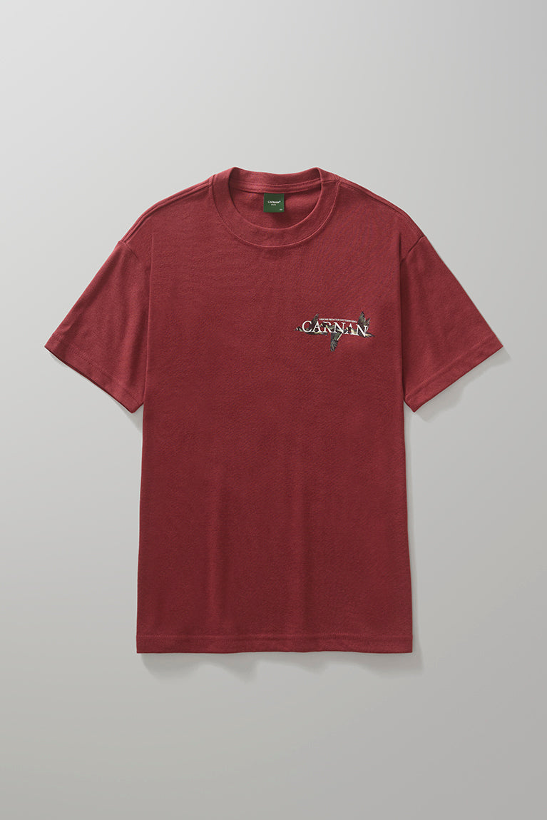 Ducks Heavy Tshirt Burgundy