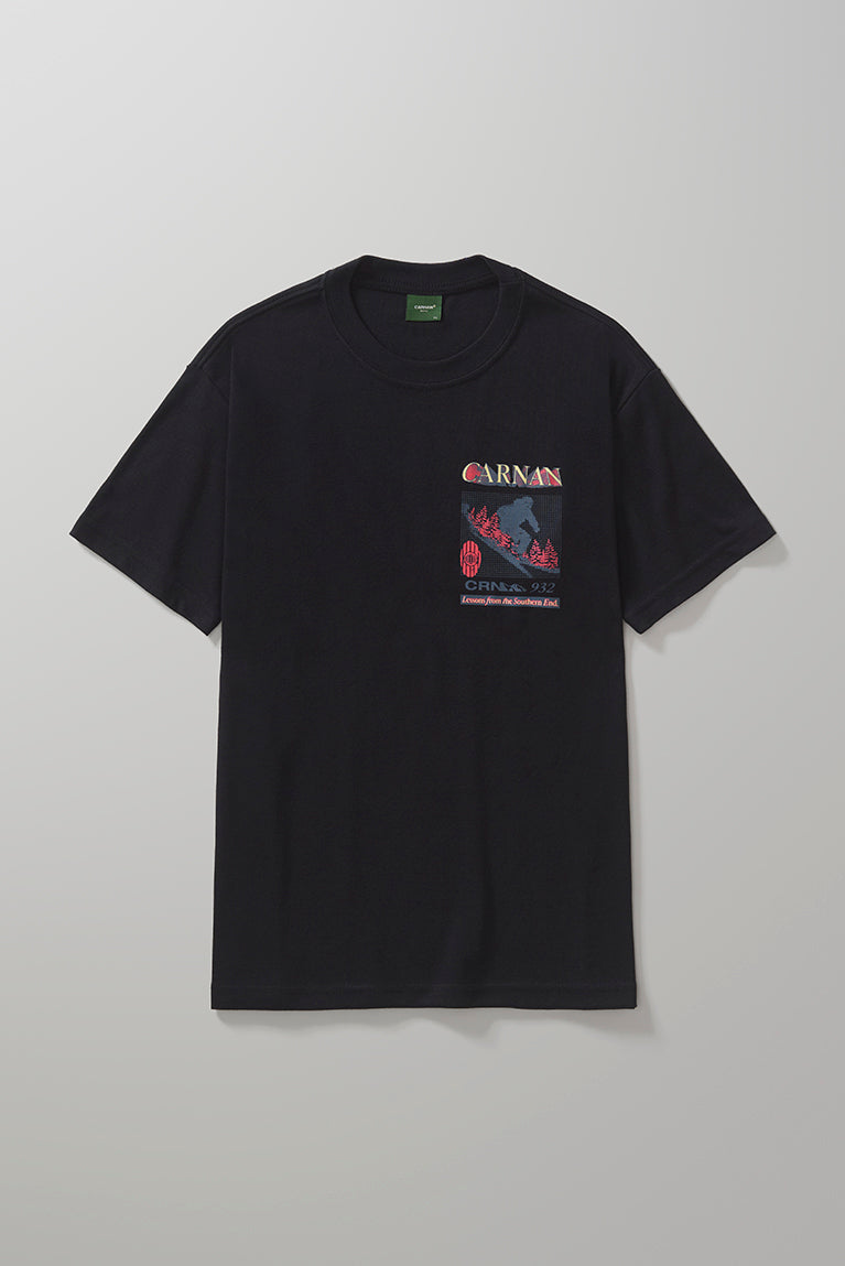 Lettering Heavy Tshirt Black