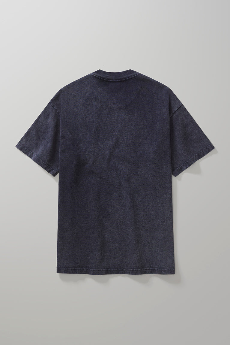 Boxy Premium Tshirt Washed Navy