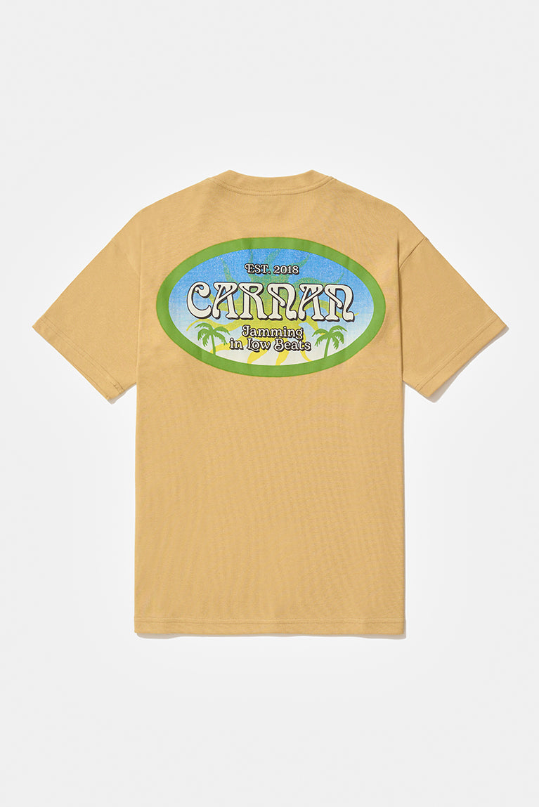 Stamp Heavy Tshirt Bege