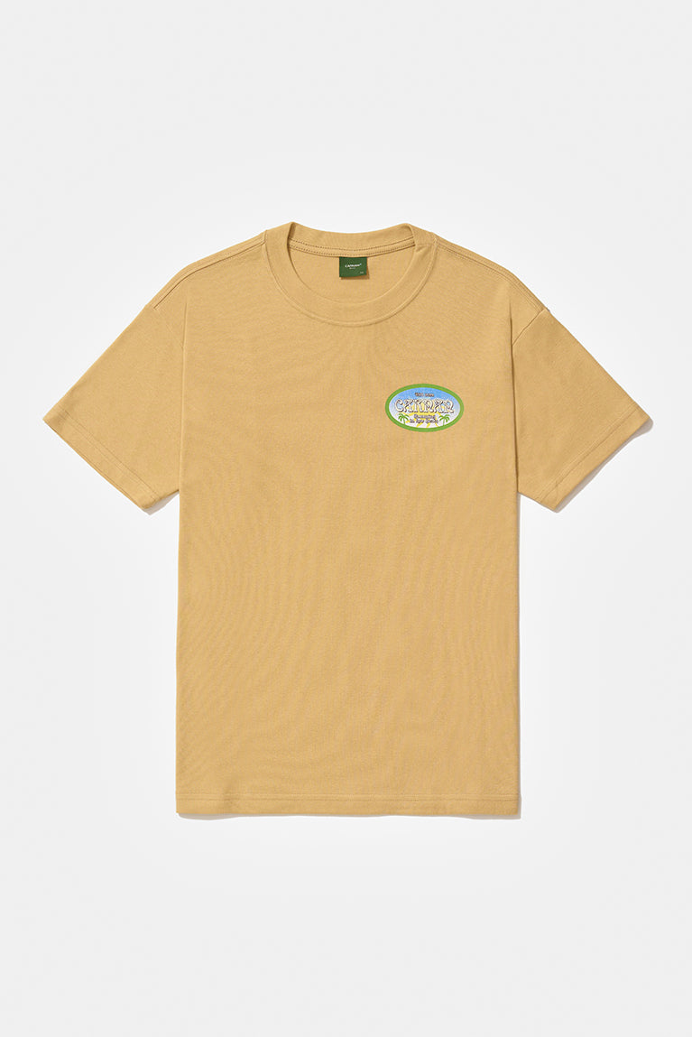 Stamp Heavy Tshirt Bege