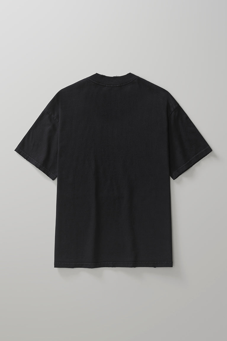 Title Boxy Tshirt Black