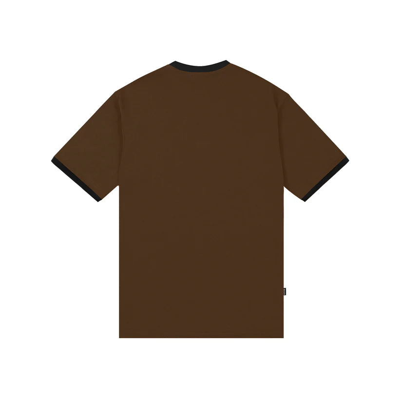 Ringer TShirt In Brown