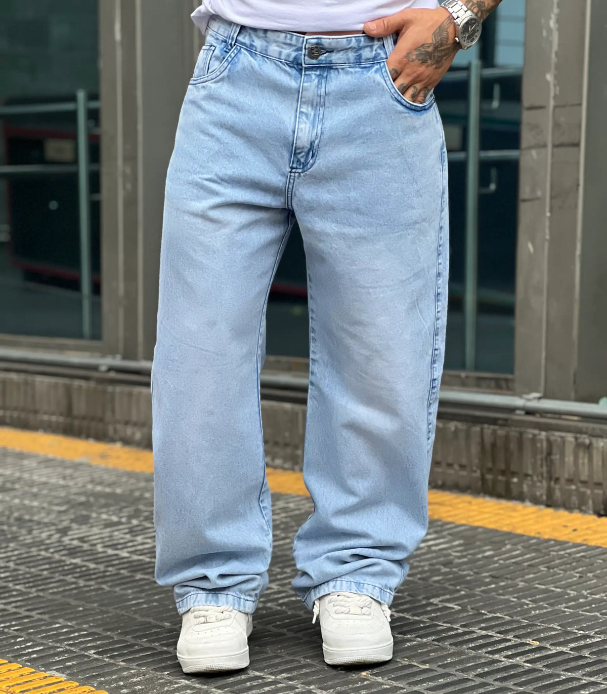 Calça Baggy Clear