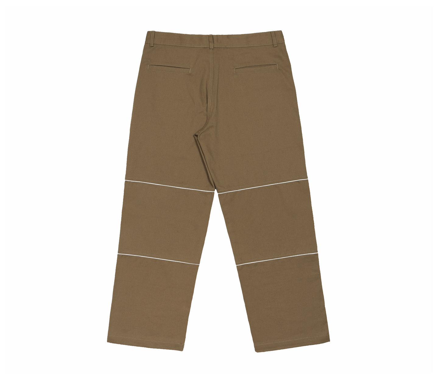 Minimal Twill Pants In Brown