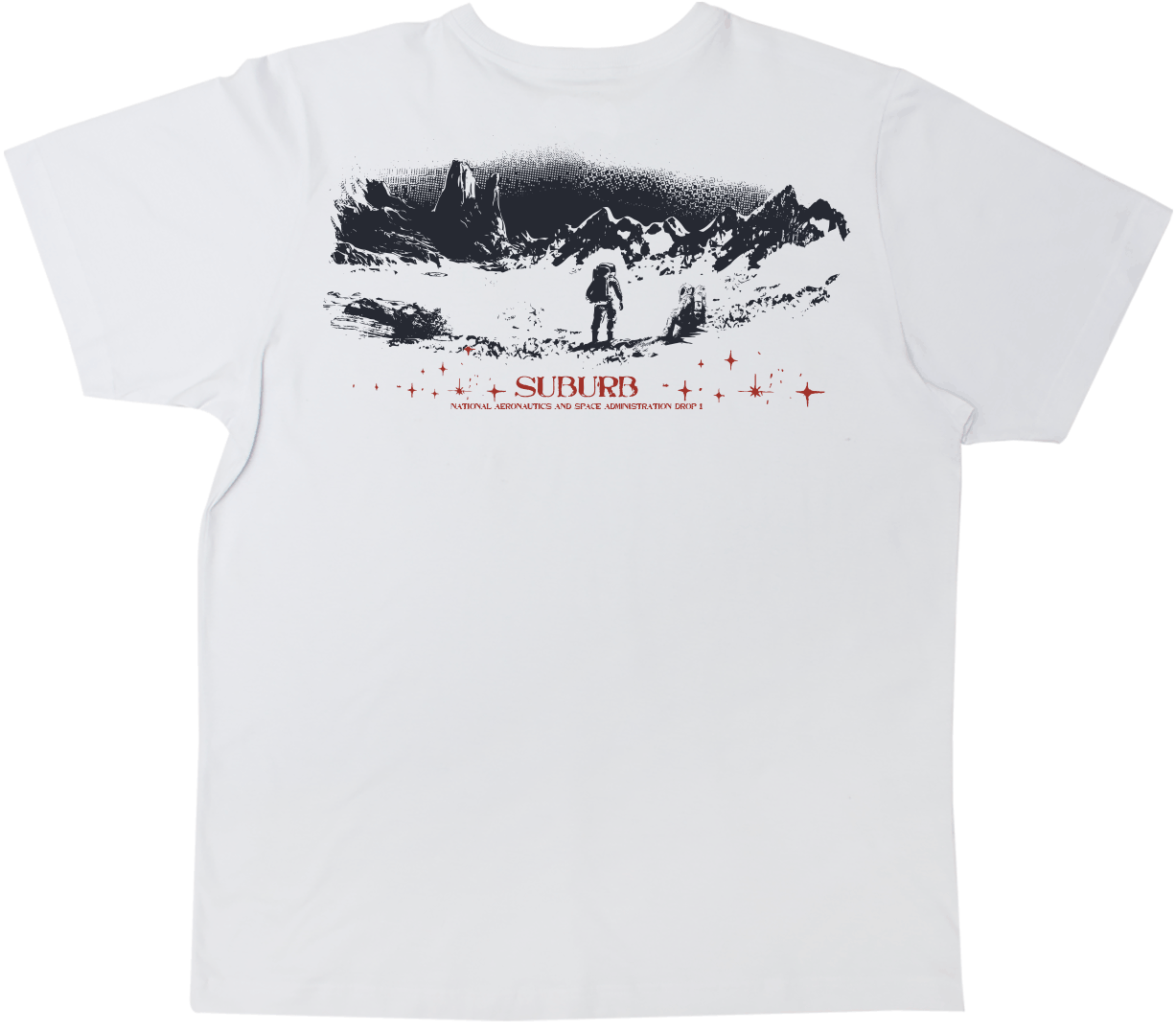 Tee space branca