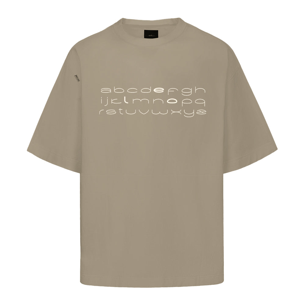 CAMISETA REGULAR ABCDELO CINZA