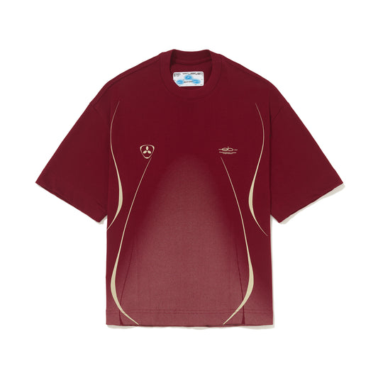 CAMISETA OVER SPORT CLUB  VINHO